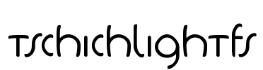 TschichLightFS Font Image