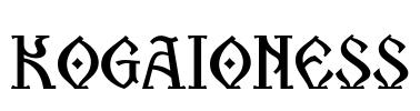 KogaionESS Font Image