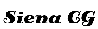 Siena CG Font Image