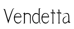 Vendetta Font Image