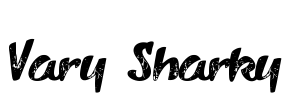 Vary Sharky Font Image
