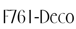 F761-Deco Font Image