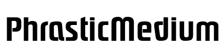 PhrasticMedium Font Image