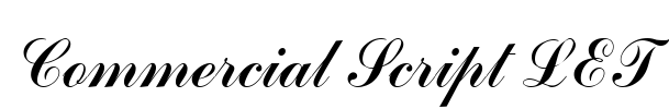 Commercial Script LET