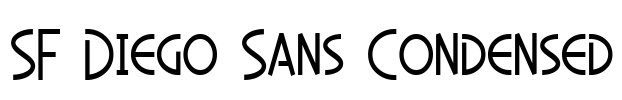 SF Diego Sans Condensed Font Image