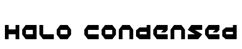 Halo Condensed Font Image