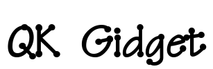 QK Gidget Font Image