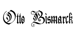Otto Bismarck Font Image