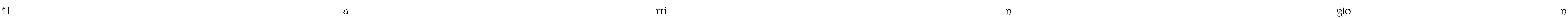 Harrington Font Image