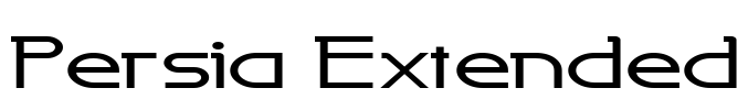 Persia Extended Font Image