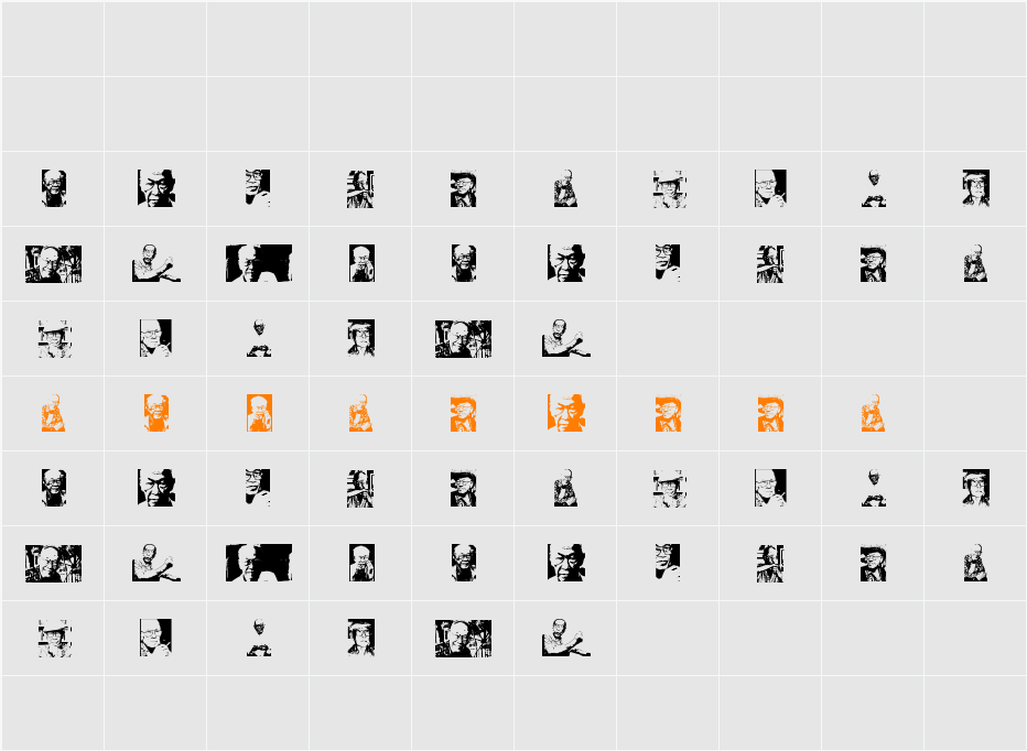 Toer Character Map