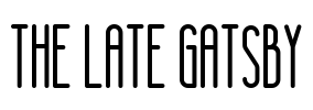 The Late Gatsby Font Image