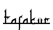 Tafakur Font Image