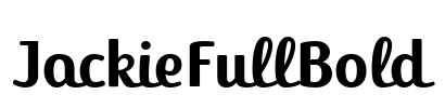 JackieFullBold Font Image