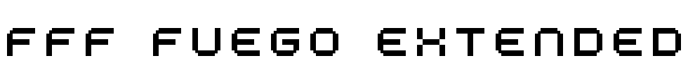FFF Fuego Extended Font Image
