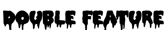 Double Feature Font Image