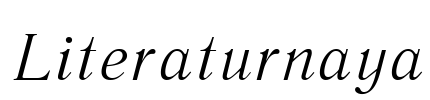 Literaturnaya Font Image