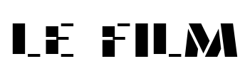 Le Film Font Image