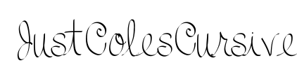 JustColesCursive