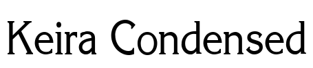Keira Condensed Font Image