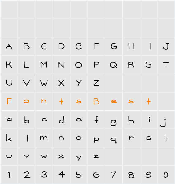 Madison Character Map