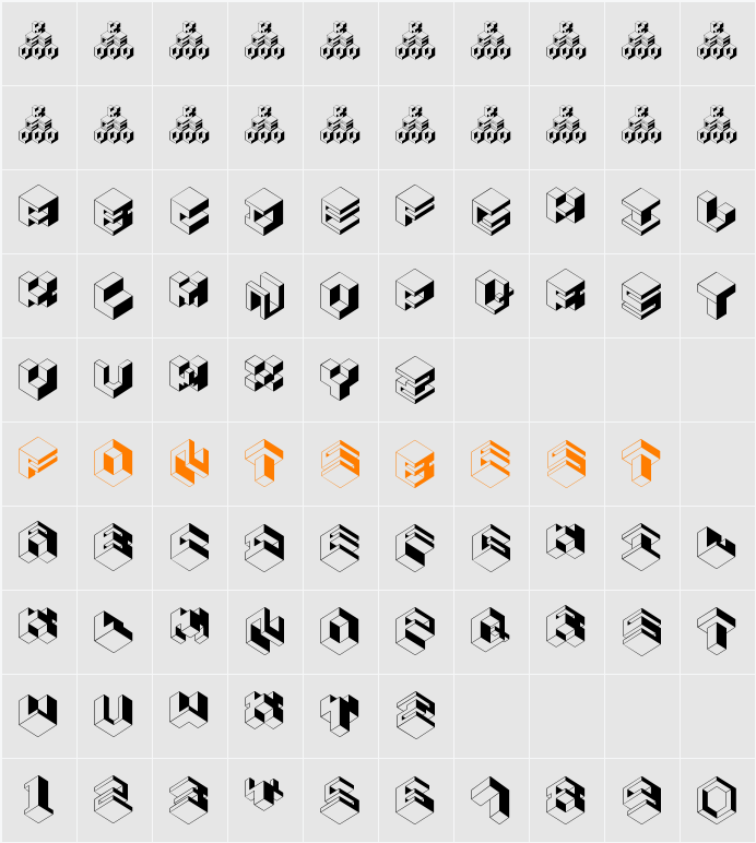 koobz Character Map
