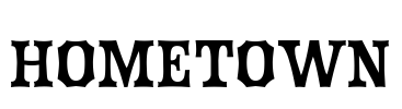 Hometown Font Image