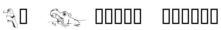 KR Jungle Scraps Font Image