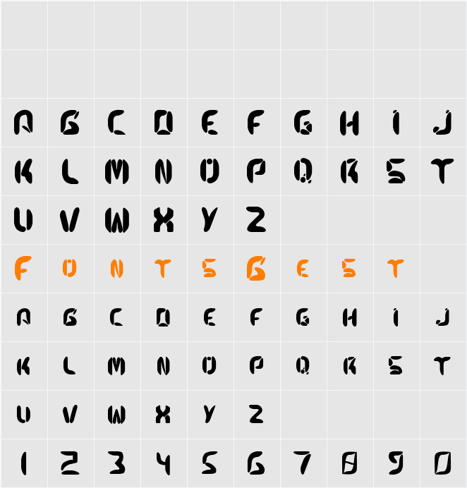 Kismet Character Map