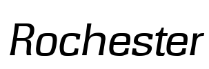 Rochester Font Image