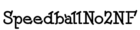 SpeedballNo2NF Font Image