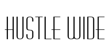 Hustle Wide Font Image