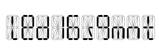 led16sgmnt Font Image