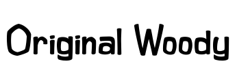 Original Woody Font Image