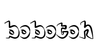 bobotoh Font Image