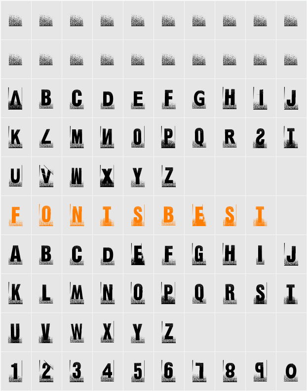 ghettomarquee Character Map
