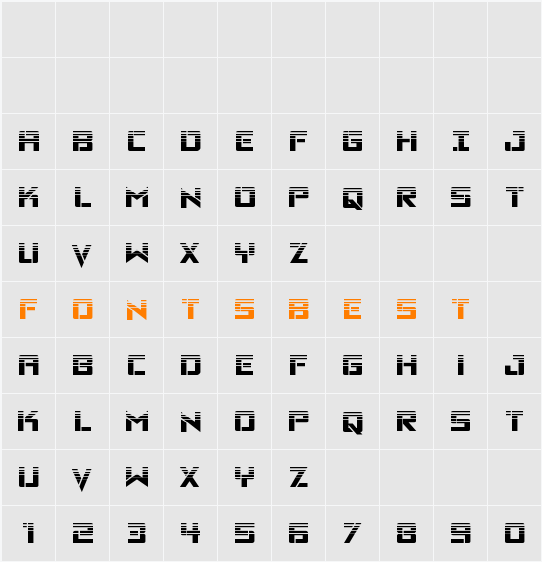 Viking Squad Halftone Character Map