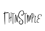 ThinSimple Font Image