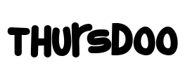 Thursdoo Font Image