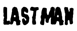 Lastman Font Image
