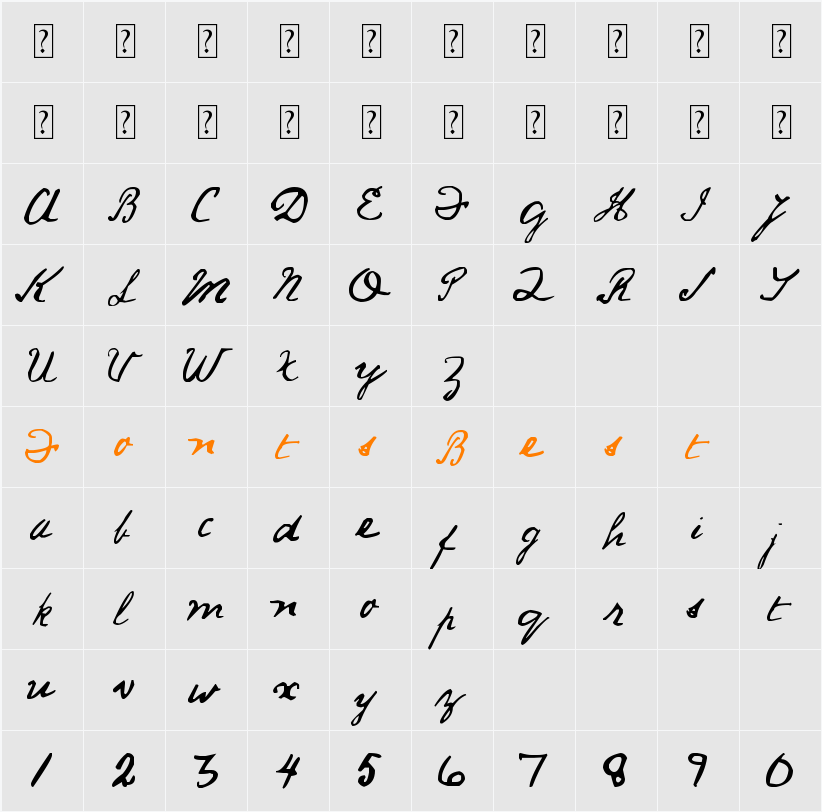 Jack Ripper Hand Character Map