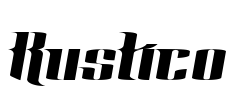 Rustico Font Image