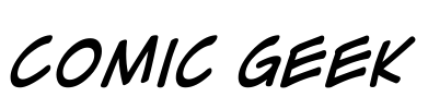 Comic Geek Font Image