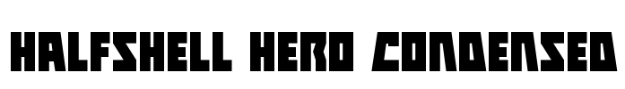 Halfshell Hero Condensed Font Image