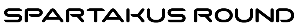 SparTakus Round Font Image