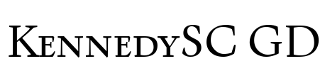 KennedySC GD Font Image