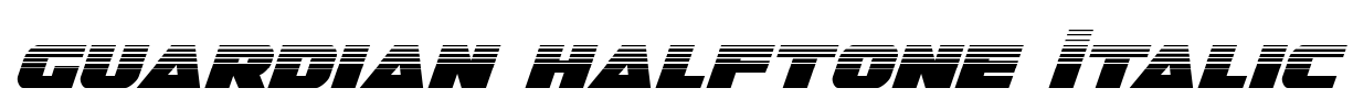 Guardian Halftone Italic