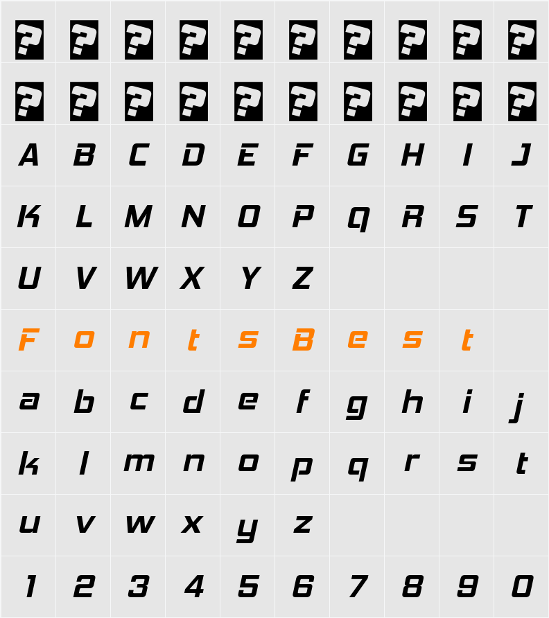 Hemi Head Rg Character Map