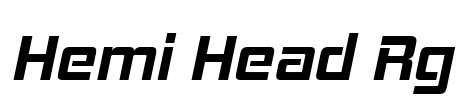 Hemi Head Rg Font Image