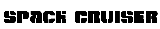 Space Cruiser Font Image